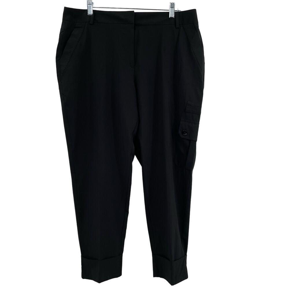 Chico’s Black Crossover Ankle Utility Pants, NWT, Sz. 2.5‎ (Medium) Ultimate Fit